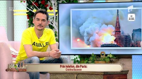 Catedrala Notre Dame, distrusă de flăcări! Cristina Bazavan, detalii cutremurătoare din Paris: „Oamenii stăteau și cântau ca la priveghi”