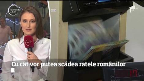 Românii care vor lua un credit, începând cu 1 mai, vor avea rate mai mici cu până la 100 de lei faţă de cei care sunt deja îndatoraţi la bancă