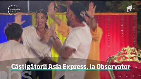 Oase şi CRBL, câştigătorii din finala Asia Express, la Observator