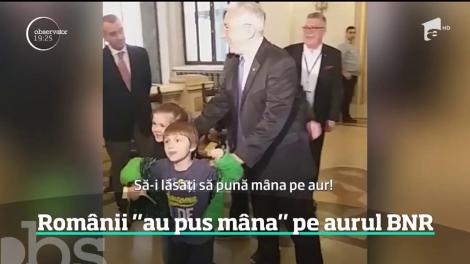 Mii de români au descoperit astăzi bogăţia Băncii Naţionale! Lingouri de aur şi multe colecţii impresionante