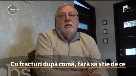 Un bărbat din Bistriţa s-a trezit dintr-o comă diabetică plin de fracturi şi vânătăi!