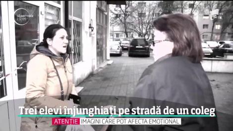 Trei elevi au fost înjunghiaţi în plină stradă de un coleg, la Vaslui