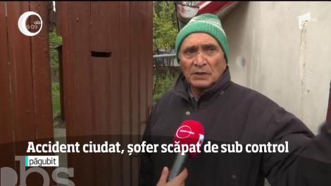 Un accident bizar a avut loc în Capitală! Un TIR a lovit ca pe popice mai multe maşini