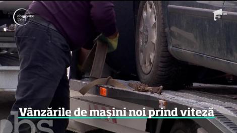 Numărul maşinilor noi vândute în România a crescut cu 25%