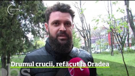 Drumul crucii, refăcut la Oradea, de câteva sute de credincioşi greco-catolici