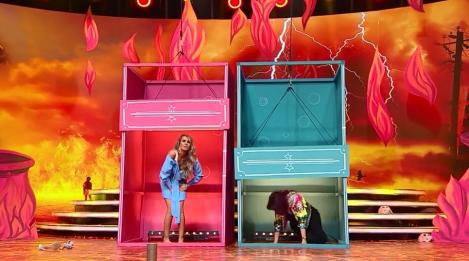 Masca lui Olaf, lupta pentru indicii. Diana Munteanu și Rona Hartner trec printr-o probă cum nu s-a mai văzut. Tavanul le cade în cap!