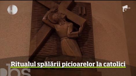 Ritualul spălării picioarelor la catolici