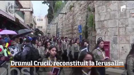 E Vinerea Mare a catolicilor! Procesiune cu mii de pelerini, la Ierusalim, pe Drumul Crucii