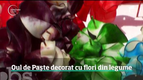 Premieră naţională la Timişoara. Maeştrii bucătari au realizat un ou uriaş de Paște decorat integral cu ingrediente naturale