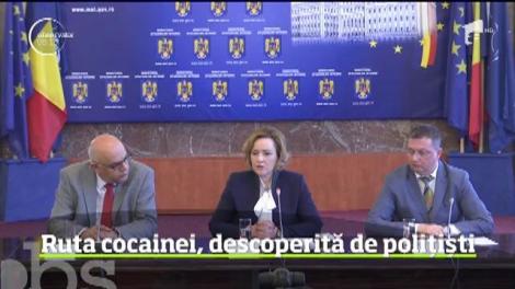 Ruta cocainei, descoperită de polițiști. La mijloc ar fi mai multe reţele