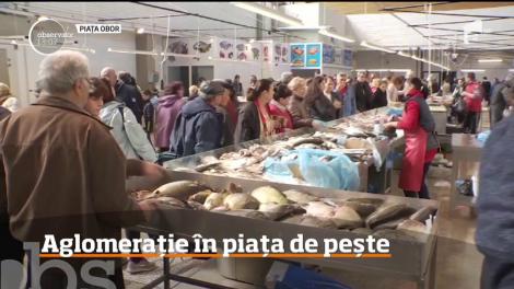Aglomerație în cea mai mare piață de pește din Capitală. care sunt preţurile, dar mai ales la ce trebuie să fiţi atenţi când vreţi să cumpăraţi