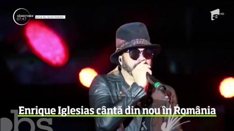 Enrique Iglesias cântă din nou în România, la Cluj-Napoca