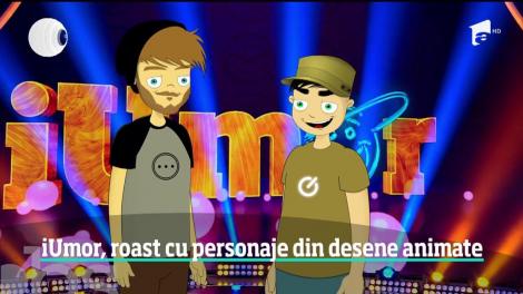 iUmor, roast cu personaje din desene animate