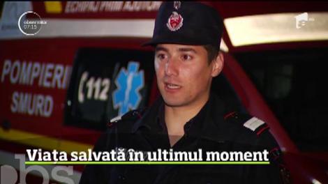 Gest eroic al unui paramedic SMURD. L-a scăpat de la înec pe un bărbat care căzuse în Dâmboviţa