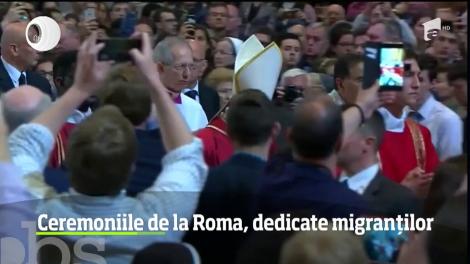 Credincioşii catolici au comemorat Patimile lui Iisus. Ceremoniile de la Roma, dedicate migranţilor şi victimelor traficului de fiinţe umane