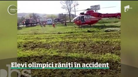 Elevi olimpici răniți în accident. Profesorii lor fac apel public pentru donarea de sânge