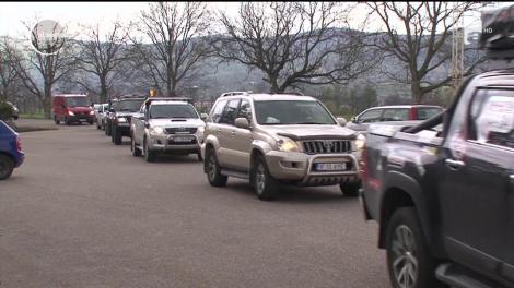 Caravană umanitară off-road în Buzău