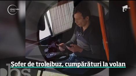 Şoferul unui troleibuz din Capitală a pus viaţa pasagerilor în pericol