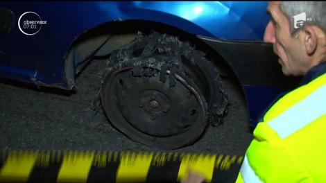 Scene desprinse din filmele de acţiune s-a derulat în toiul nopţii pe autostrada Bucureşti-Piteşti