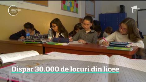 De la toamnă, 30 de mii de elevi nu vor mai prinde loc în clasa a noua, în colegii şi liceele teoretice!