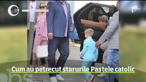 Sărbătoare a fost şi pentru numeroase celebrităţi din lumea show-biz-ului, care au marcat Paştele catolic