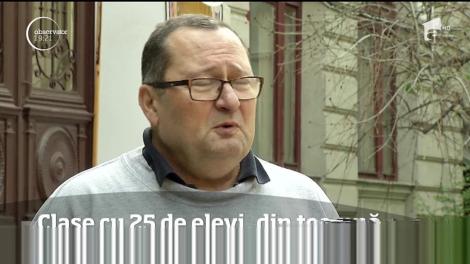 Şcolile nu vor mai avea voie să aibă clase cu mai mult de 25 de elevi