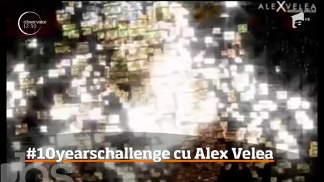 #10yearschallenge. Cum arăta Alex Velea acum 10 ani
