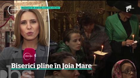 Credincioşii au luat cu asalt bisericile în Joia Mare!