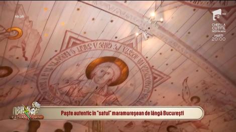 Satul maramureșean de lângă București. Turiștii dorm în căsuțe vechi de 200 de ani