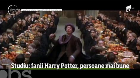 Fanii Harry Potter sunt persoane mai bune!
