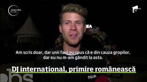 DJ-ul Tujamo a avut probleme pe Autostrada Sorelui din cauza gropilor.