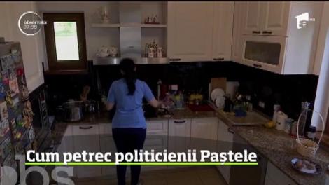 Cum petrec politicienii Paștele