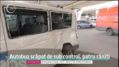 Șoferul autobuzului STB care s-a oprit în bloc ar fi intrat în comă la volan! Patru persoane au fost rănite