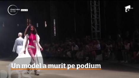 S-a aflat cauza morții modelului care s-a prăbușit pe podium, în fața spectatorilor