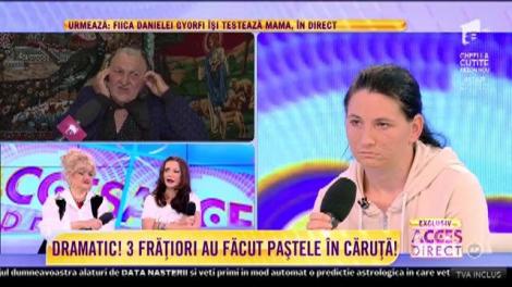 Mama din căruță, lacrimi de disperare. Străbunica: Nu consum alcool. Poate gust și eu, că muncesc