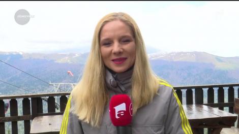 Cu grătarul pe munte, în ciuda vremii urâte