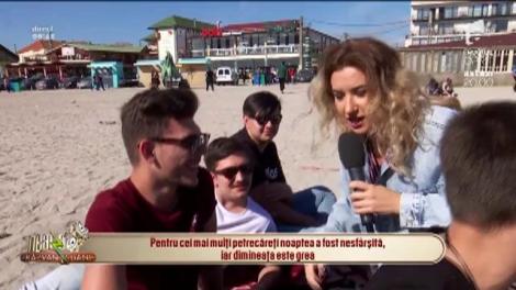 Ce fac tinerii din Vama Veche, încă de la prima oră a dimineții! „Ce vârste aveți?”
