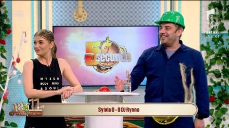 Provocarea celor Cinci secunde cu Dj Rynno și Sylvia. Cine a dat cele mai haioase răspunsuri