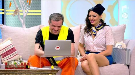 Atenție, om la apă! Nu e glumă: un angajat a luat pluta și vâsla ca să ajungă la timp la birou (VIDEO)