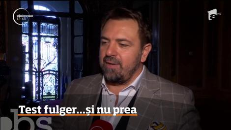 Test fulger pentru Horia Brenciu