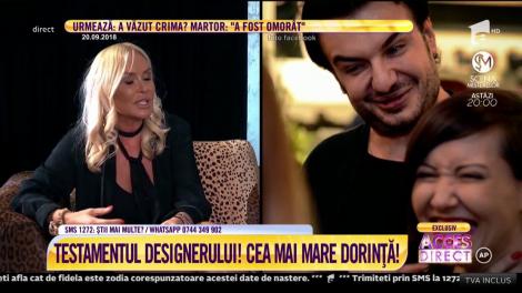 Ultimul interviul al lui Răzvan Ciobanu! Care era cea mai mare dorință a designerului