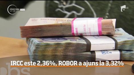 IRCC este 2,36%, Robor a ajuns la 3,32%