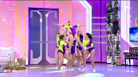 Fetele de la Academia Campionilor, super show în platoul Neatza cu Răzvan și Dani!