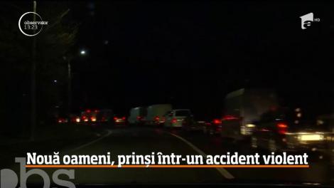 Vacanţa unor tineri din Braşov s-a terminat înainte să înceapă. Au fost loviți în plin de un autoturism condus de un şofer începător