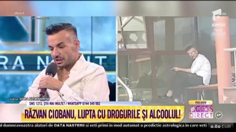 Răzvan Ciobanu, lupta cu drogurile și alcoolul