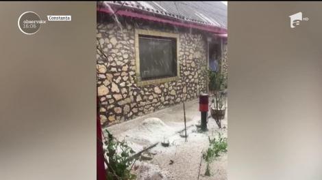 Furtuni violente și grindină în judeţele Constanţa şi Călăraşi