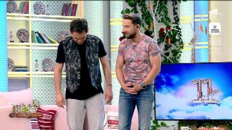 Momentul adevărului! Răzvan Simion și Dani Oțil și-au măsurat, în direct...brațele! „Tu nu ești zgârcit, doar nu ajungi la buzunare”