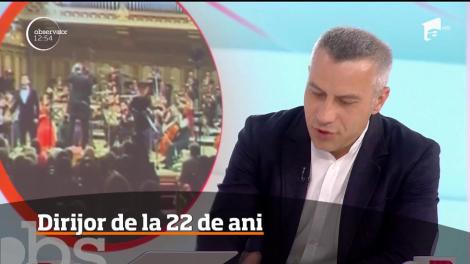 Operă și rock, cu Tiberiu Soare, românul care a ajuns dirijor la doar 22 de ani: „Este o meserie complicată, ce presupune o pregătire interdisciplinară”
