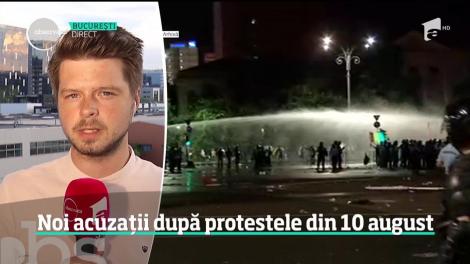 Noi acuzații după protestele din 10 august