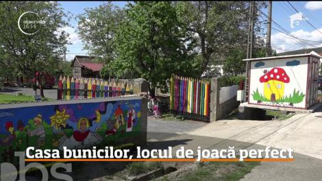 Casa bunicilor, locul de joacă perfect pentru copii